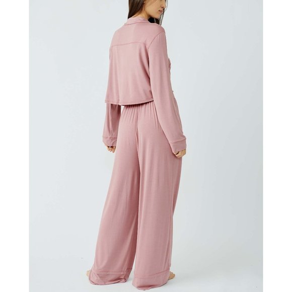 🎉LAST CHANCE🎉 FREE PEOPLE Essential Pajama Set / Red Clover - Picture 3 of 10